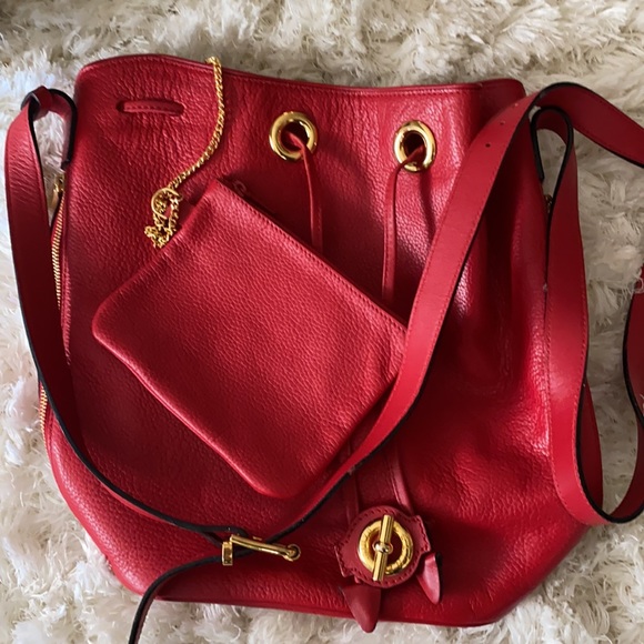 Celine Red Bucket bag - Picture 5 of 9